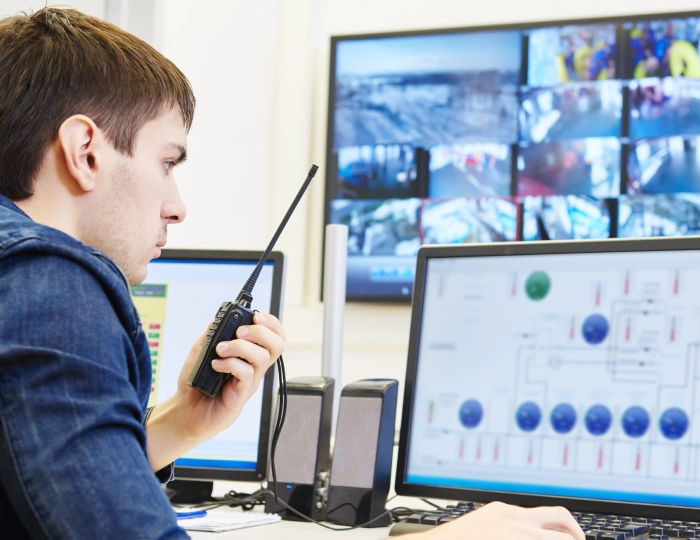 Forwarding alarm system reports to monitoring station