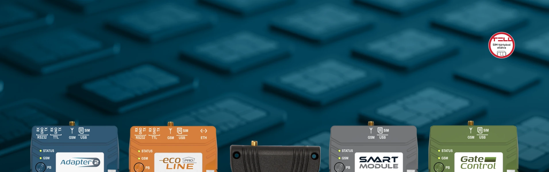 Kommunikátorok, kapuvezérlők és átjelzők SIM-kártyával kaphatók