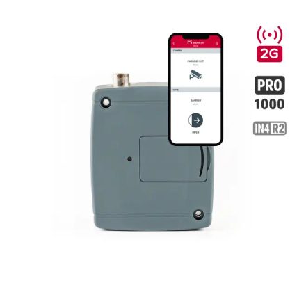 Gate Control PRO 1000-2G.IN4.R2 - kapunyitó modul, mobilapp, 2G, 1000 felhasználó, 4 bemenet + 2 relé