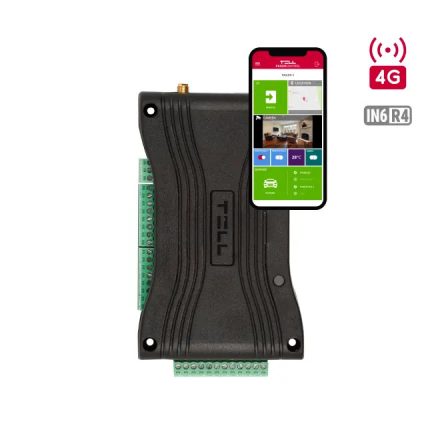 Pager8-4G.IN6.R4-multifunkciós vezérlőmodul, összetett logikai rendszer, kontaktusvezérelt átjelző, mini riasztóközpont, hőmérsékletfelügyelet, mobilapp
