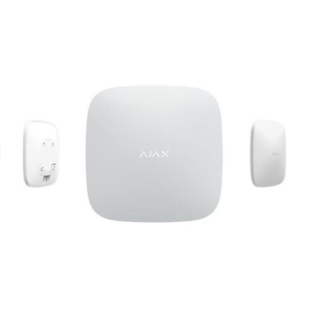 Ajax HUB 2 WH, vezetéknélküli behatolásjelző központ, 2G, photo verification, fehér