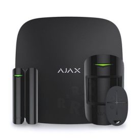   Ajax StarterKit BL, vezetéknélküli riasztó szett (HUB, MotionProtect, DoorProtect, SpaceControl), fekete