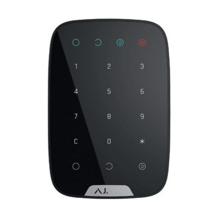 Ajax Keypad BL, vezetéknélküli érintés vezérelt kezelő, fekete