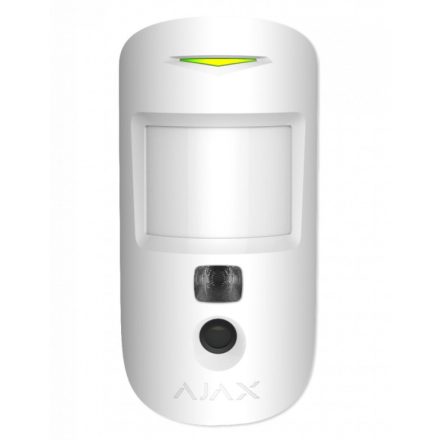 Ajax MotionCam (PhOD) WH, mozgásérzékelő beépített kamerával, Photo On Demand, fehér