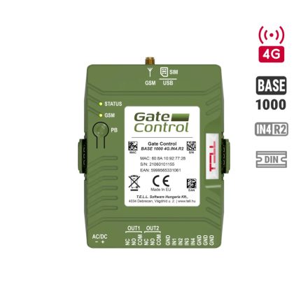 Gate Control BASE 1000 DIN rail - 4G.IN4.R2