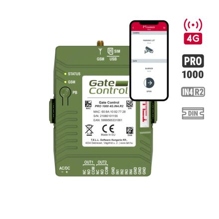 Gate Control PRO 1000 DIN rail - 4G.IN4.R2