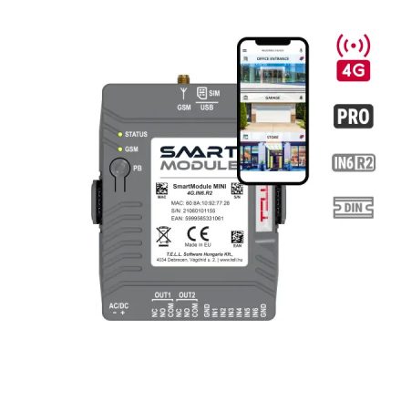 Smart Module MINI DIN rail - 4G.IN6.R2