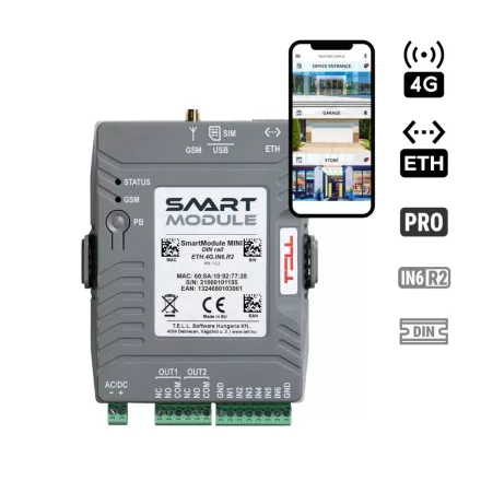 Smart Module MINI DIN rail - ETH.4G.IN6.R2
